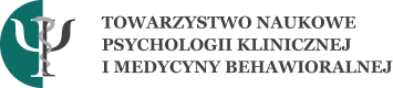 Logo Towarzystwa Naukowego Psychologii Klinicznej i Medycyny Behawioralnej.
